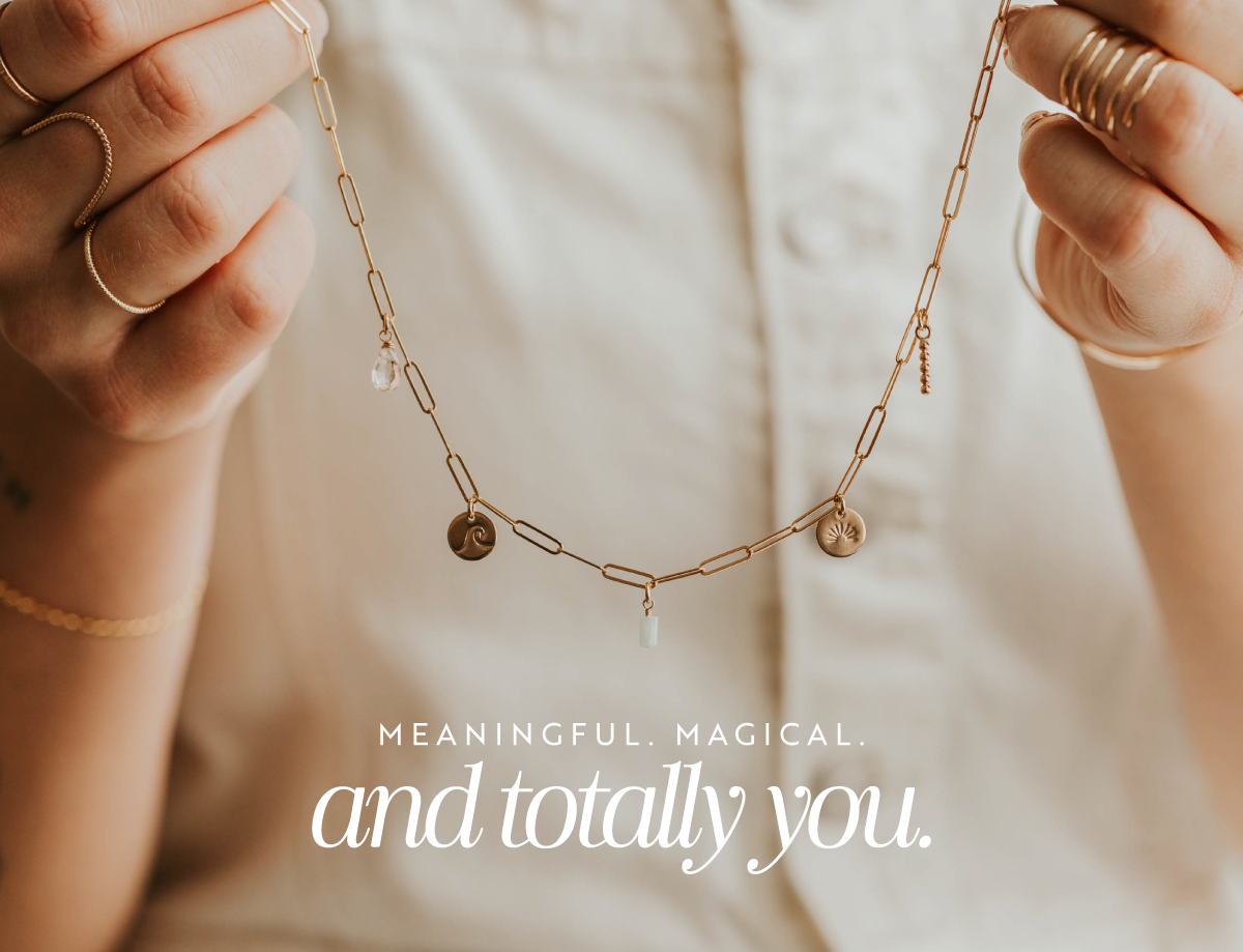 Meaningful. Magical. And totally you. Shop our Evie Charm Necklace >