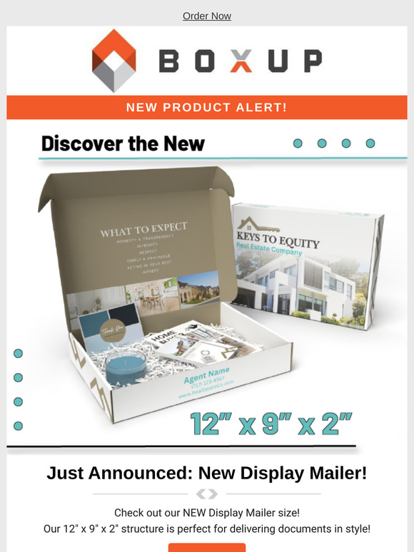 New Size Alert! - 12x9x2 Display Mailer!