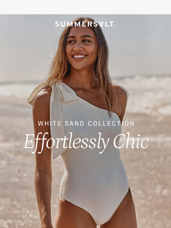 Summersalt White Hot Timeless Swim for Every Adventure Milled