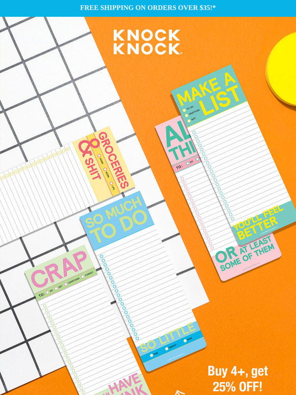 Notepads for List Lovers!