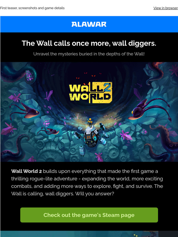 Announcing Wall World 2! Get ready to climb the Wall once again⛰️