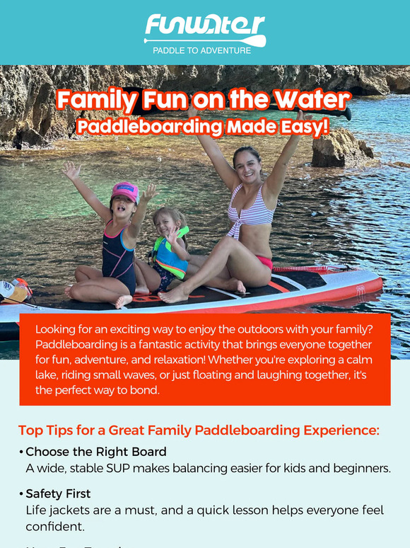Family Fun on the Water – Paddleboarding Made Easy!
