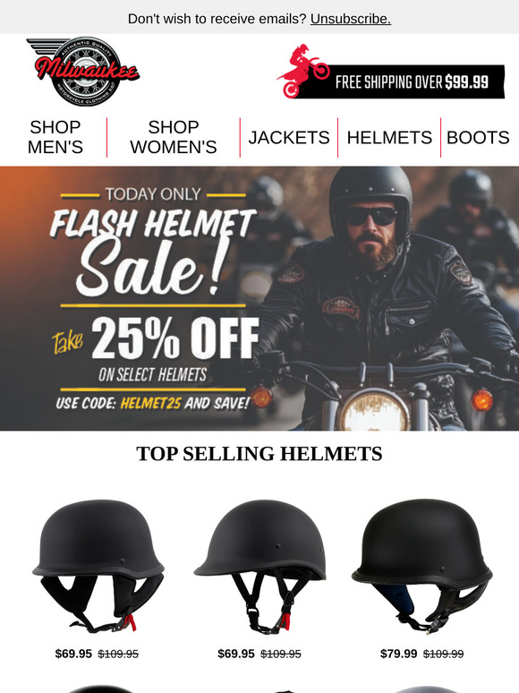 🚨FLASH HELMET SALE 25% OFF, USE CODE...