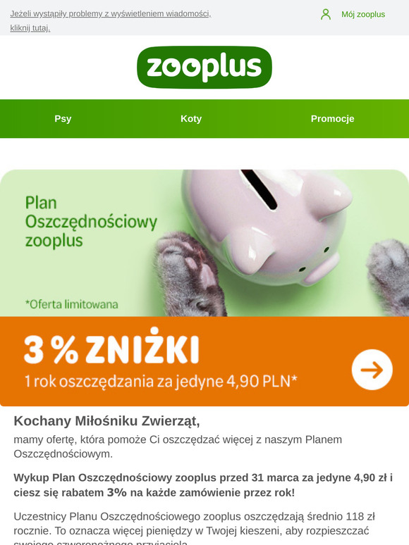 Oszczędzaj 3% na każdym zamówieniu