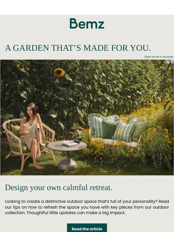 Four simple ways to style your outdoor space