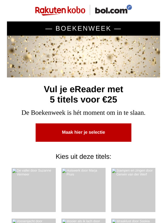 5 boeken voor €25