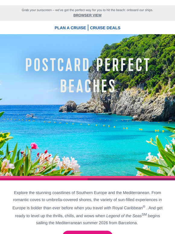 Cruise to the best beaches near you