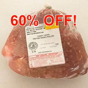 Image of Turkey Thighs - 2 Per Package - avg 3.2 lbs. (minimum of 3 packages)