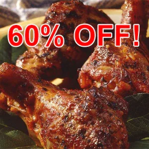 Image of Turkey Drumsticks (2 per pkg) - 1 pkg / 2.7 – 3 lbs. (minimum 4 pkgs)
