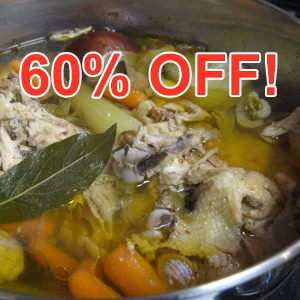 Image of Chicken Soup Bones - Pastured Poultry - approx. 5 lbs (minimum 2 packages)