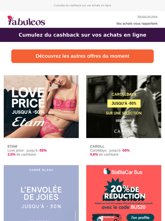 Jusqu'à -65% : découvrez les offres printanières de vos marchands