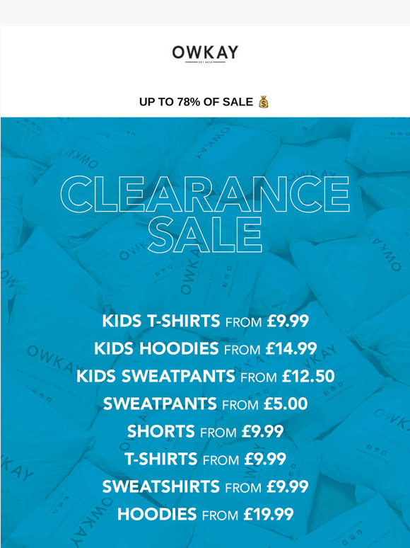 Up to 78% Off Clearance Sale 💰