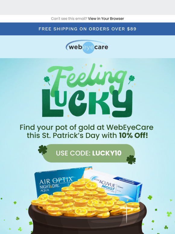 Discover Your Pot of Gold at WebEyeCare! 🌈