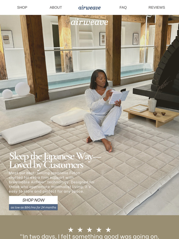 Why Customers Love Our Japanese Futon!