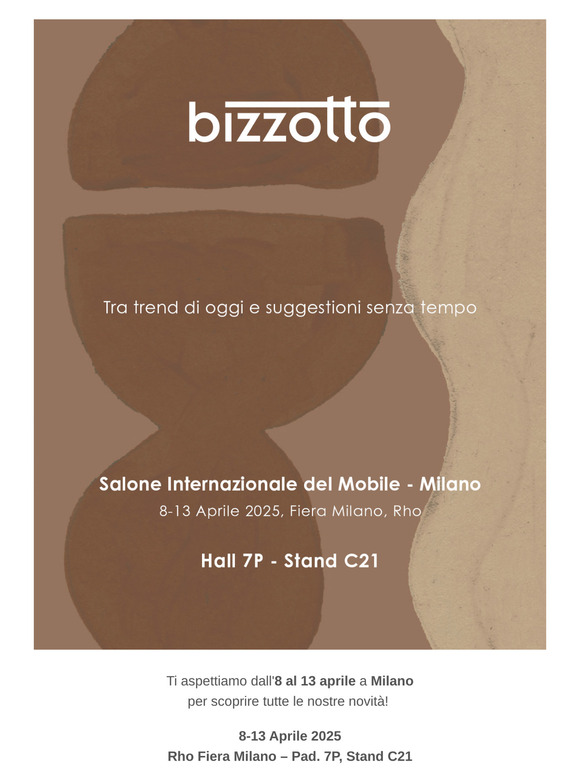 Bizzotto ti aspetta al Salone Internazionale del Mobile - Milano