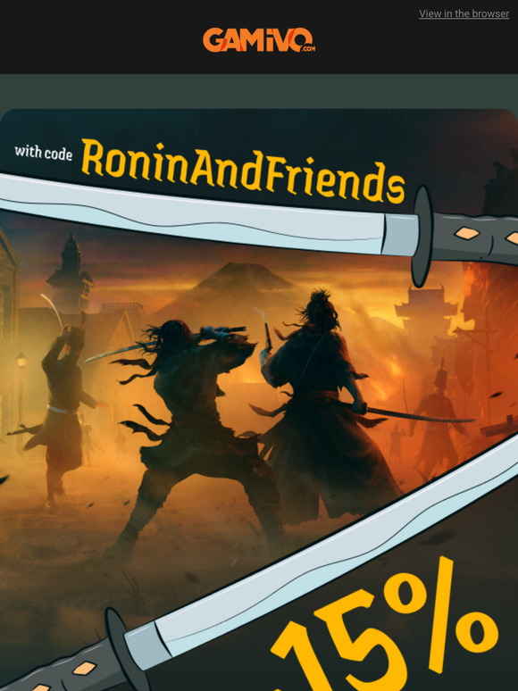 ⛩️15% off Rise of the Ronin and other bestsellers 🥷