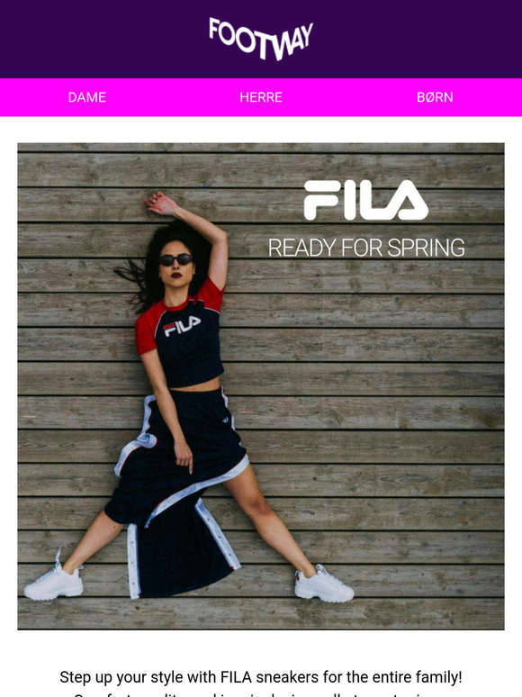 Get Ready for Spring with Fila Sneakers! 🌸