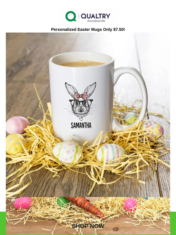 Huge Deal: Custom Easter Mugs Only $7.50!