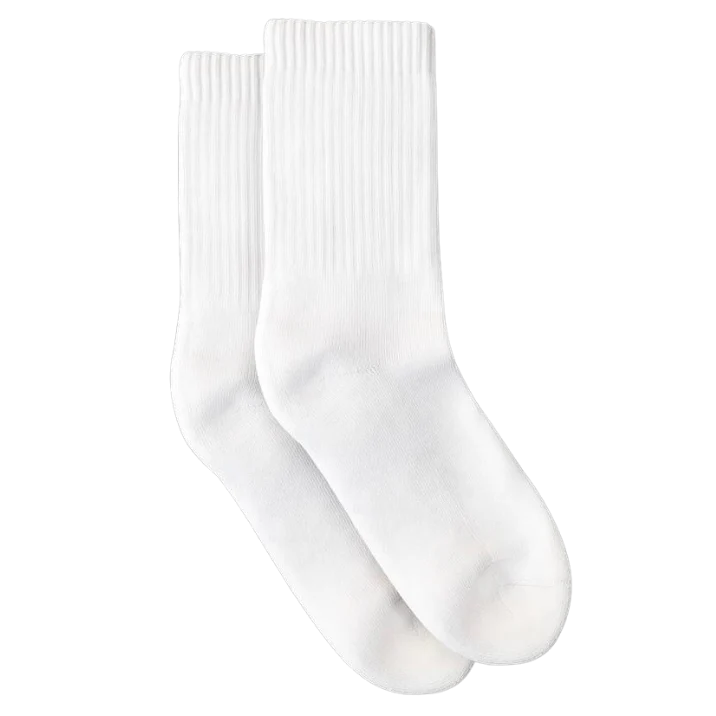 Image of Organic Pima Cotton Crew Socks