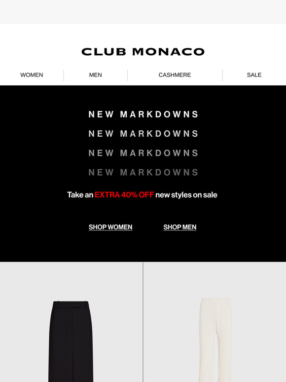 New styles added at an EXTRA 40% OFF
