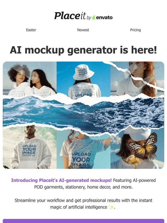 New product alert: AI mockup generator 🚨