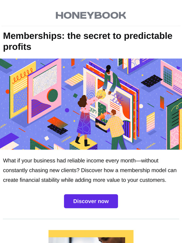 Turn one-time clients into recurring revenue 💰