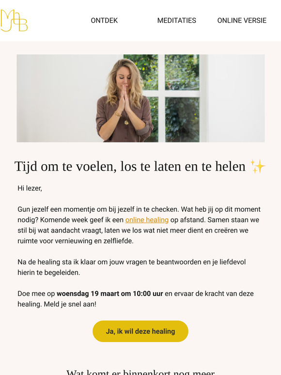 Laat los en maak ruimte voor jezelf