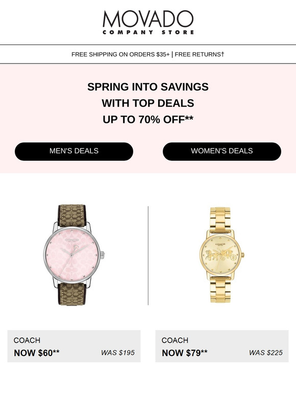 This just in: NEW March deals up to 70% off