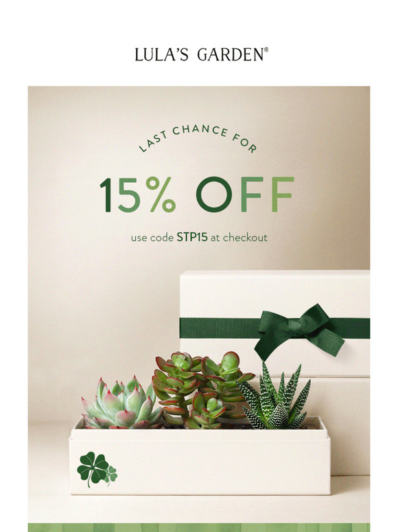 Ending Today - 15% Off St. Patrick's Day Gifts! 🍀