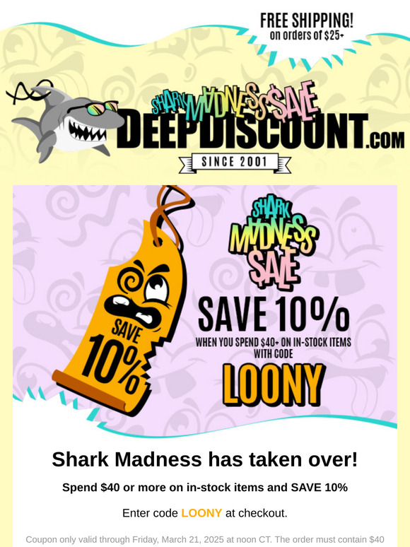 We're Giving You a Coupon! Treat Yourself Now!