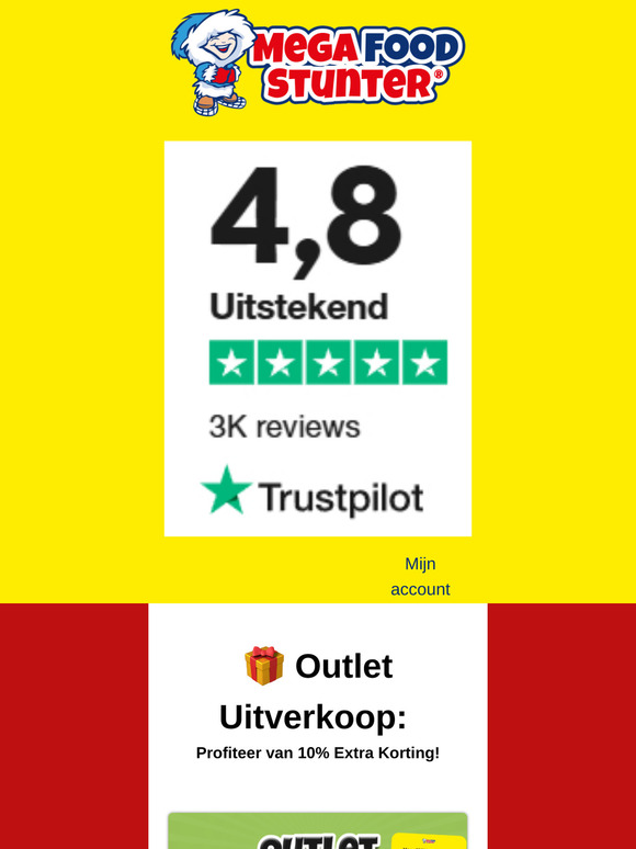 🎁Outlet Uitverkoop: Profiteer van 10% Extra Korting!