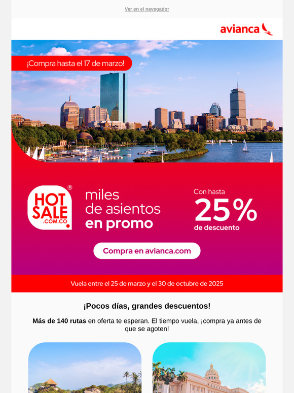🔥 Hasta 25% DCTO en el Hot Sale. ¡Aprovecha!