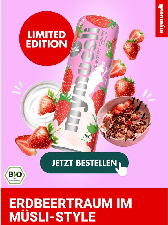 Limited Edition: Strawberry Yogurt Crunch 🍓