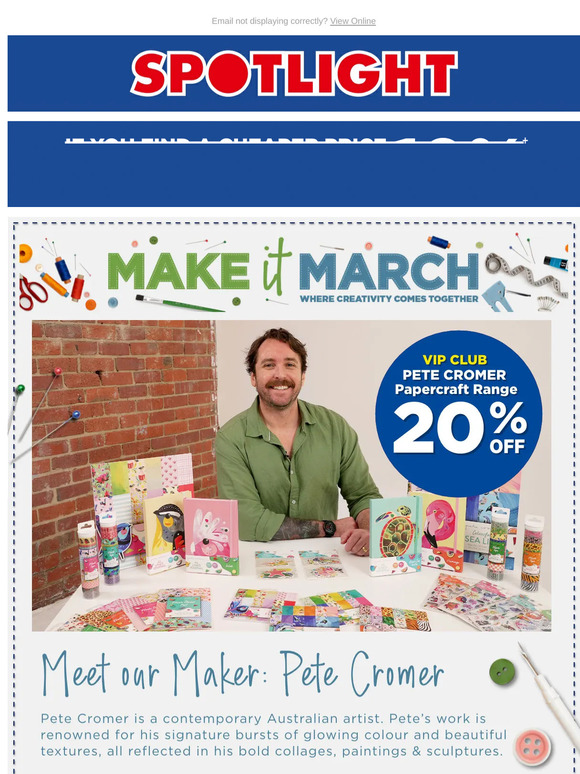 Meet the Maker behind our Papercraft range – Pete Cromer