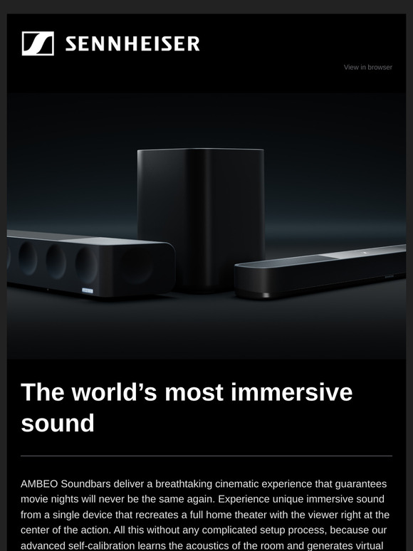 The world’s most immersive sound