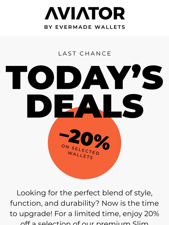Last Chance: Today's Deals ⏰