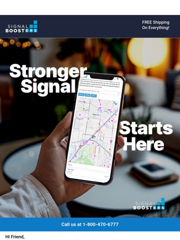 Looing for better cell signal? Find your cell tower easily!