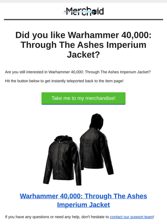 Warhammer 40,000: Through The Ashes Imperium Jacket