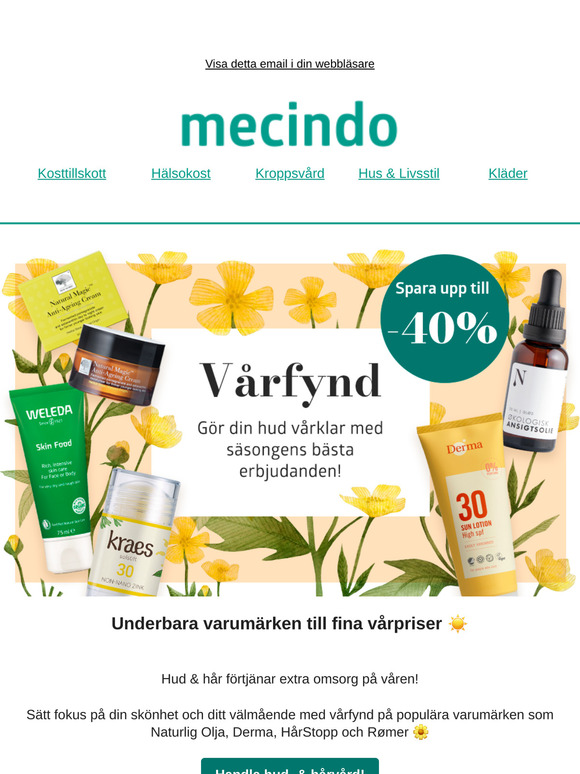 Gör hud & hår redo för våren ☀️ -40%