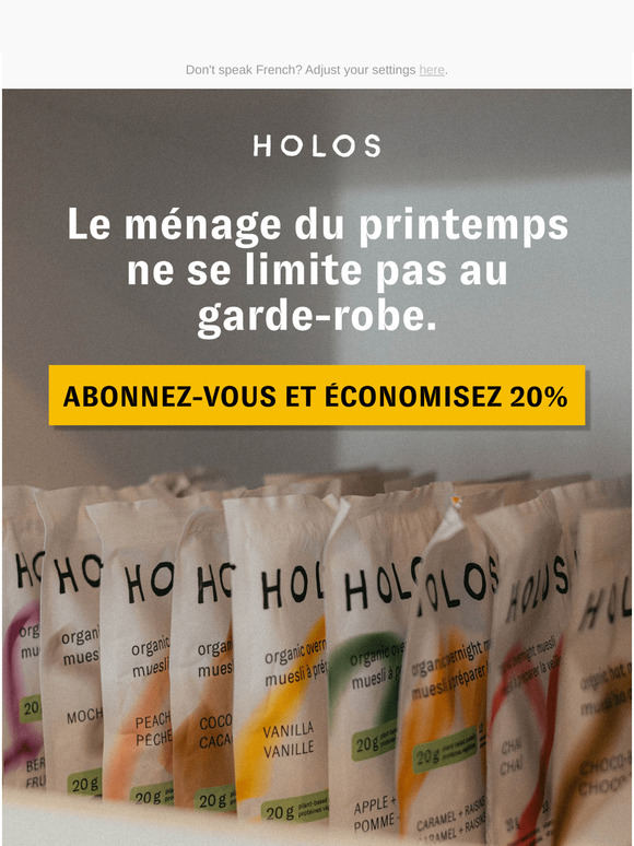 Le ménage du printemps, c’est pas juste pour le garde-robe… 💡