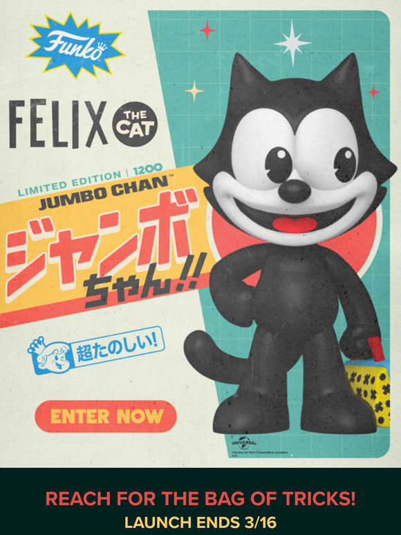 😻 Hearts Go Pit-a-Pat for Felix The Cat