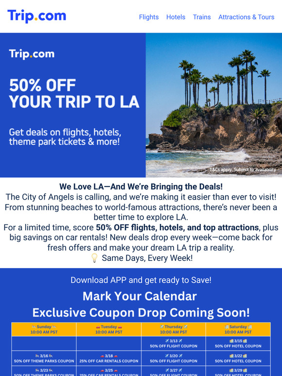Love & Explore LA at 50% OFF