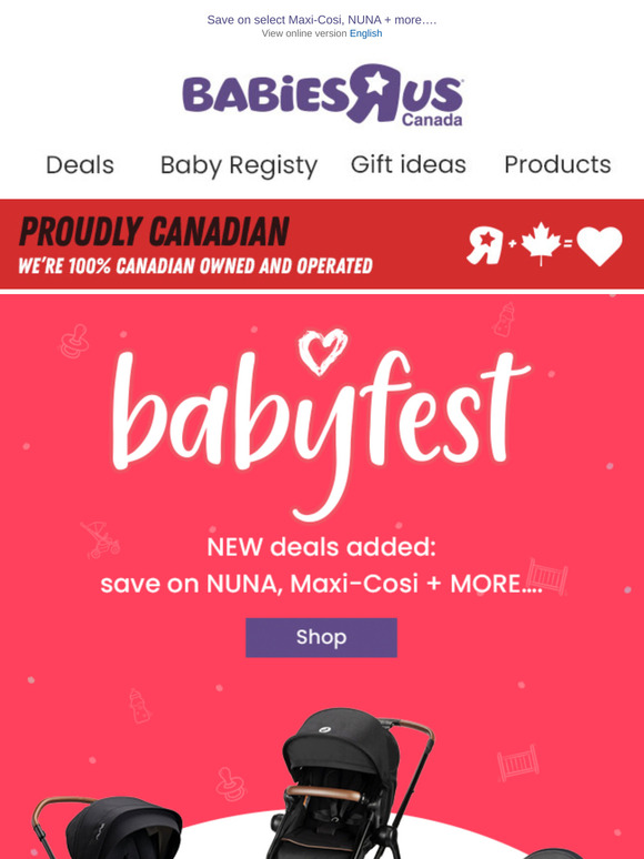 ✨NEW✨deals: Babyfest refresh!