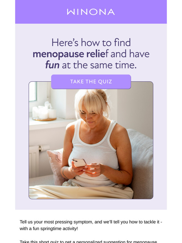 Manage menopause with this fun game. ➡️