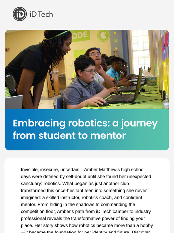From shy kid to robotics trailblazer