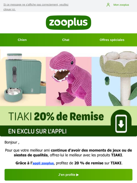 20 % de remise sur TIAKI ! 🔥