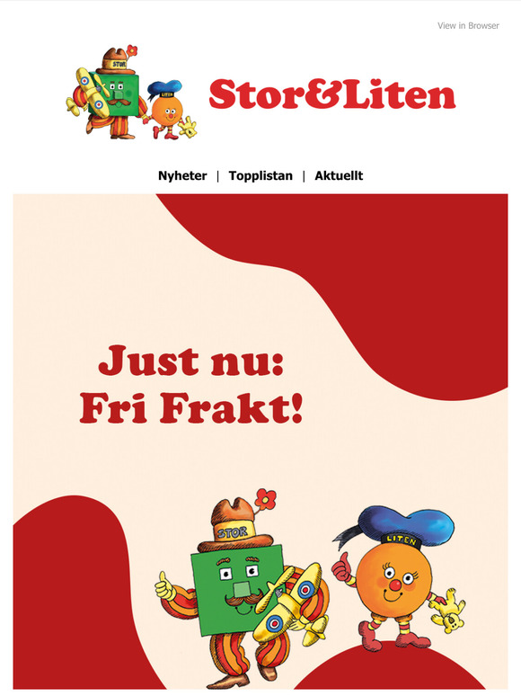 Just nu: FRI FRAKT! 🎉