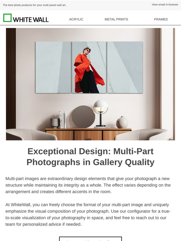 Multi-part images for impressive compositions