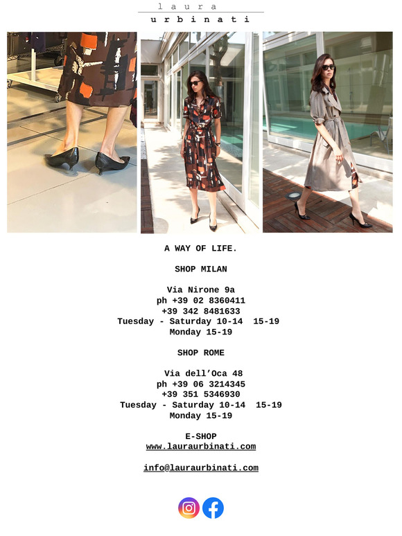 LAURA URBINATI - Spring Summer 2025 Milan Rome Eshop