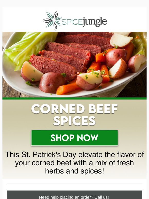 🍀 Spice up your St. Patrick's Day Corned Beef!